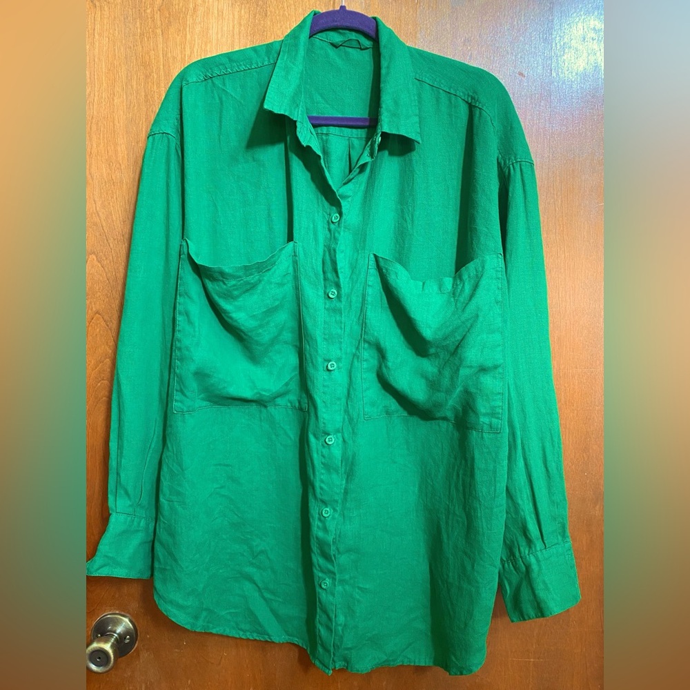 Left On Friday Getaway Button Down Shirt L/XL